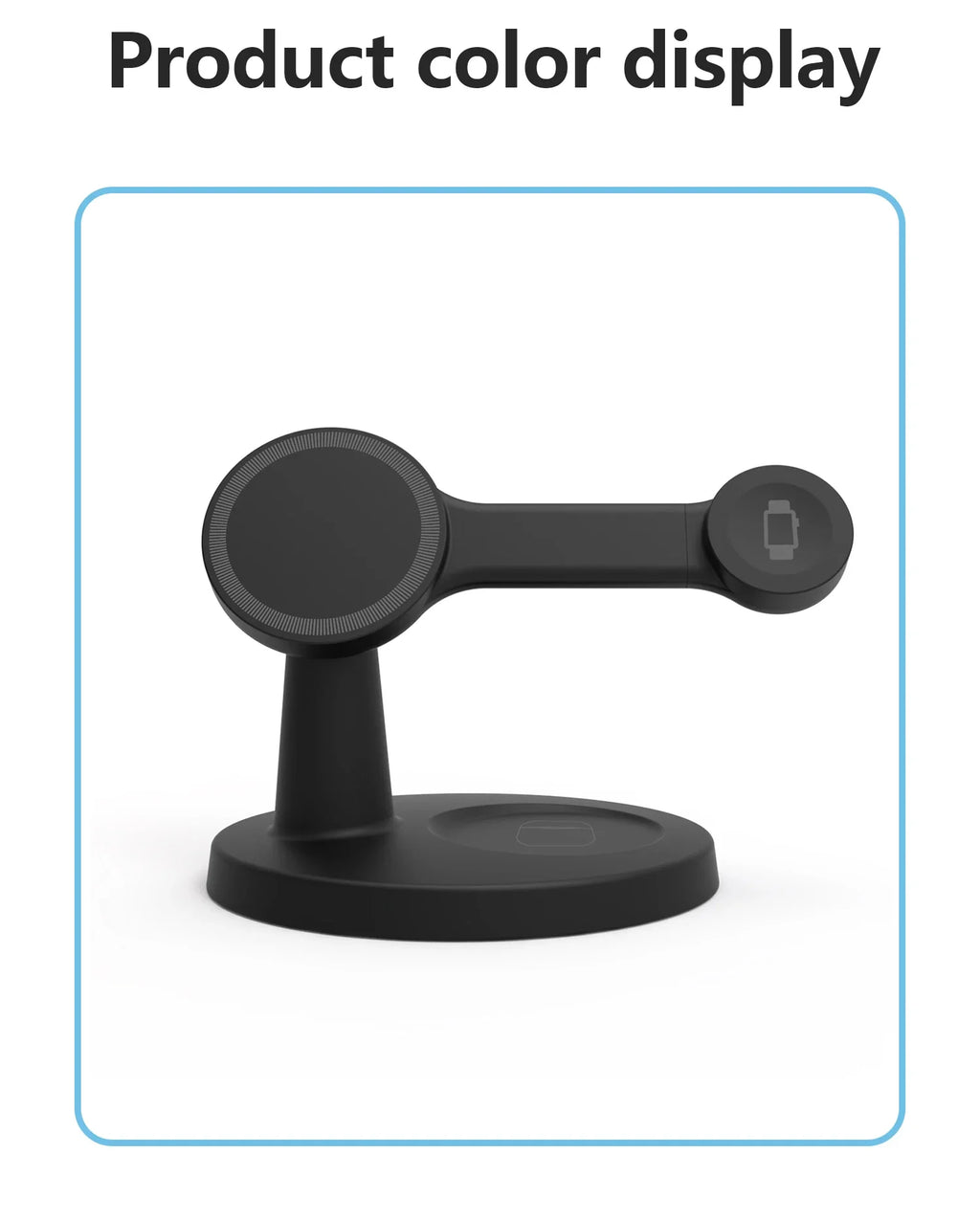 Soporte de cargador inalámbrico magnético 3 en 1 para Magsafe iPhone 16 15 14 13 Pro Max Apple Watch 9 8 AirPods Pro estación de carga rápida