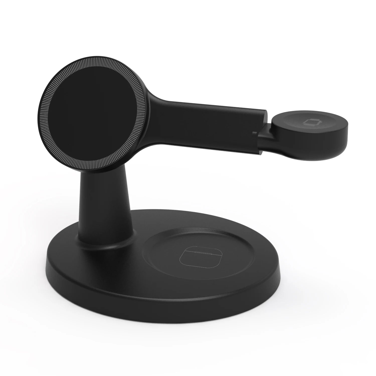 Soporte de cargador inalámbrico magnético 3 en 1 para Magsafe iPhone 16 15 14 13 Pro Max Apple Watch 9 8 AirPods Pro estación de carga rápida