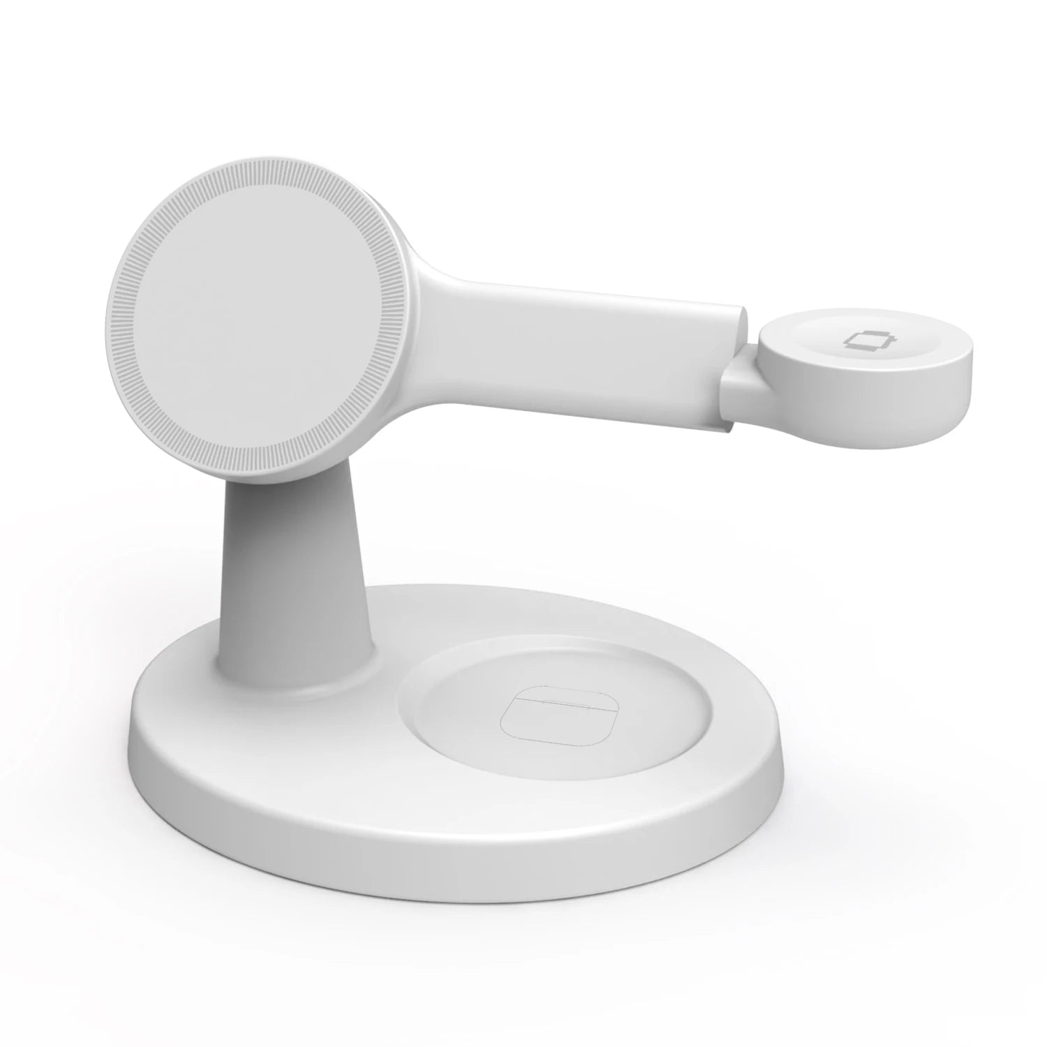 Soporte de cargador inalámbrico magnético 3 en 1 para Magsafe iPhone 16 15 14 13 Pro Max Apple Watch 9 8 AirPods Pro estación de carga rápida