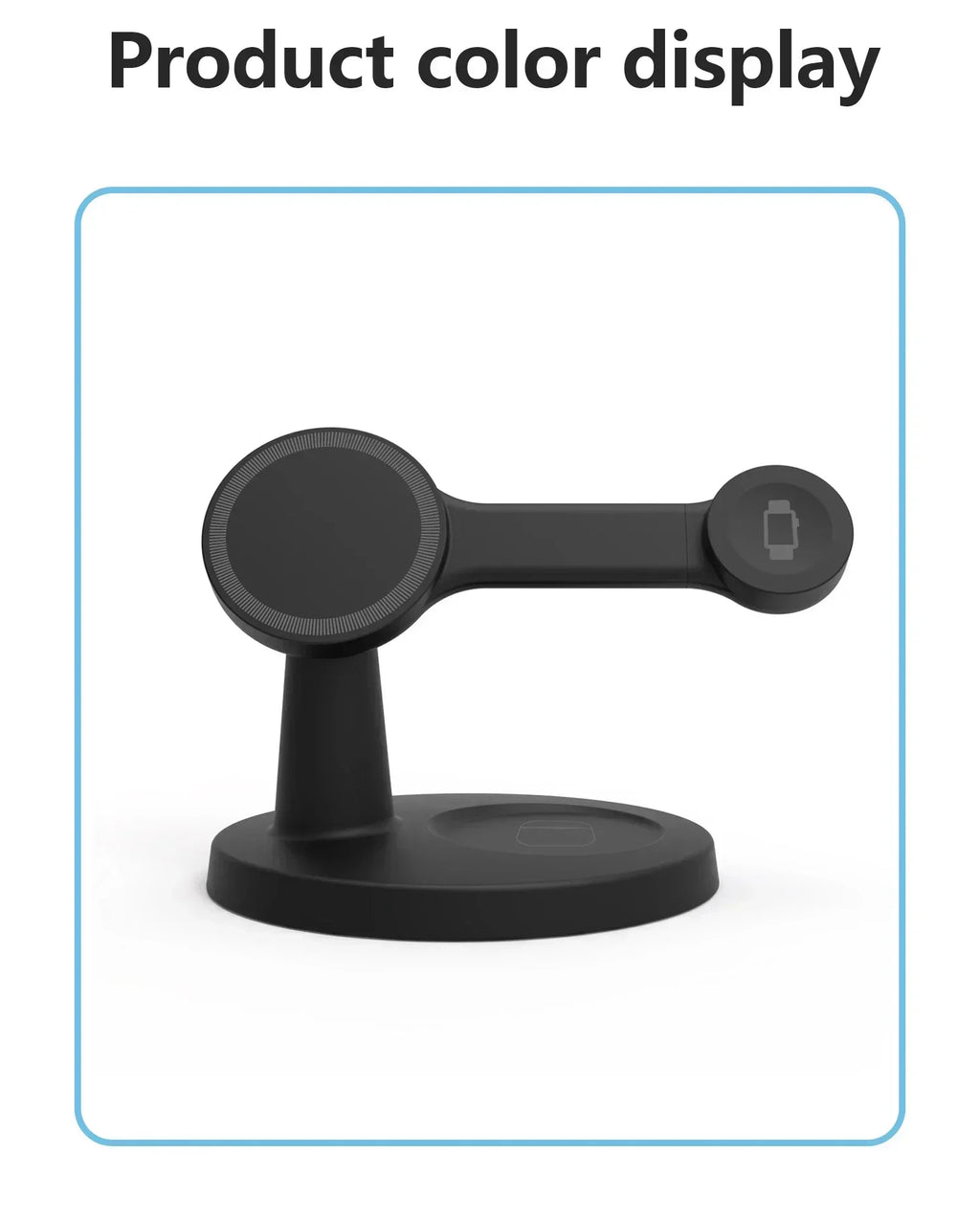 Soporte de cargador inalámbrico magnético 3 en 1 para Magsafe iPhone 12 13 14 15 16 Pro Max iWatch 10 9 8 AirPods Pro Estación de carga rápida