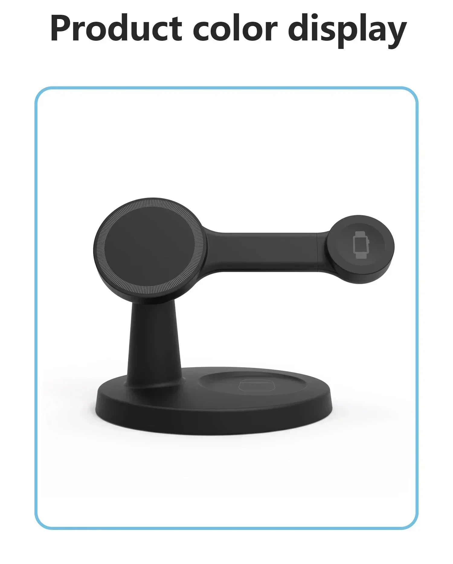 Soporte de cargador inalámbrico magnético 3 en 1 para Magsafe iPhone 12 13 14 15 16 Pro Max iWatch 10 9 8 AirPods Pro Estación de carga rápida