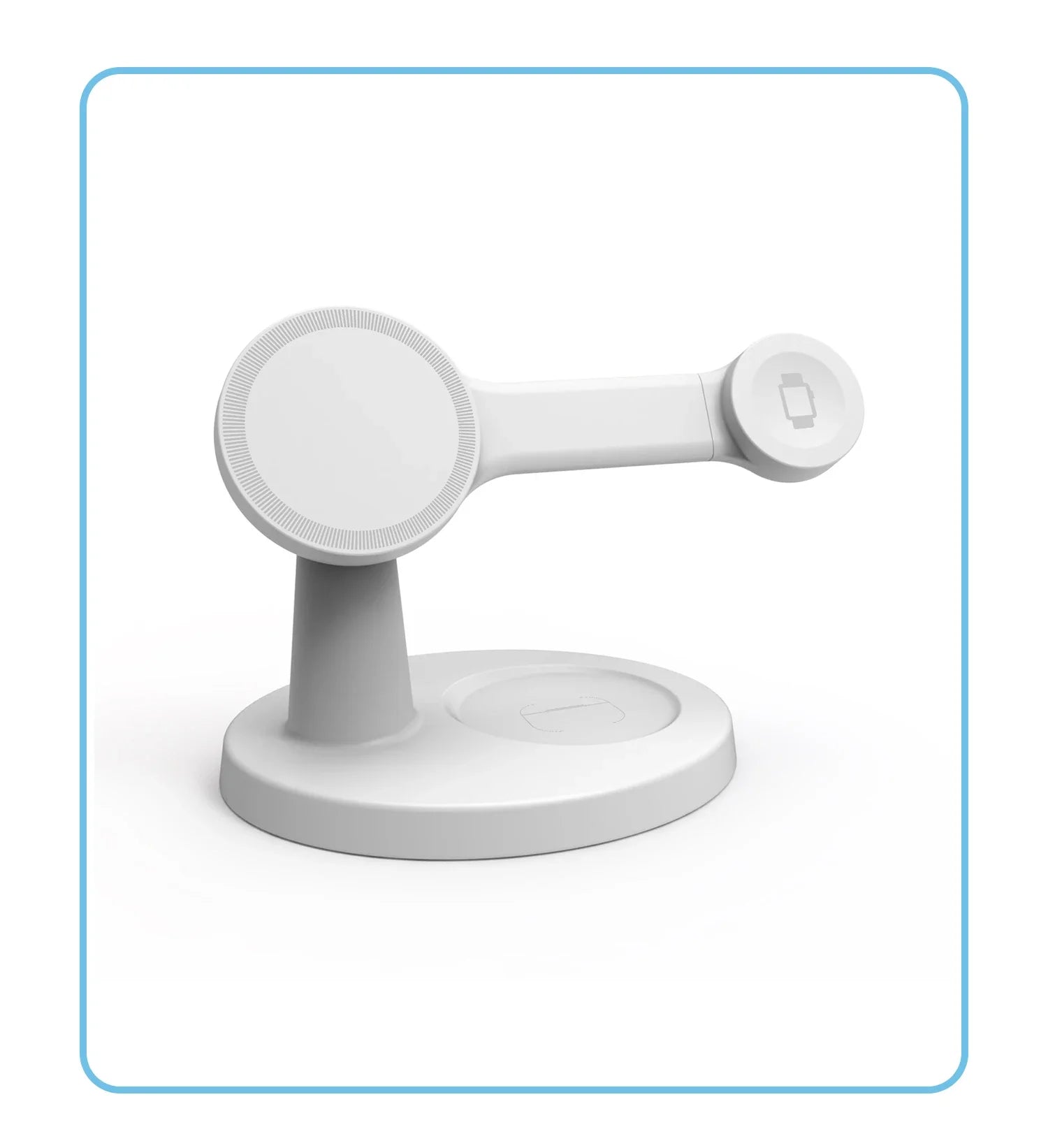 Soporte de cargador inalámbrico magnético 3 en 1 para Magsafe iPhone 16 15 14 13 Pro Max Apple Watch 9 8 AirPods Pro estación de carga rápida